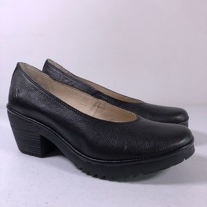 Fly London Leather Pumps